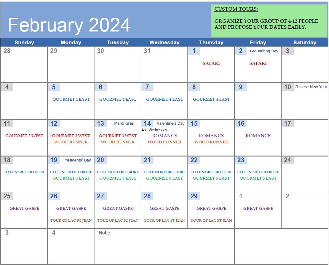 february snowmobile calendar for canada